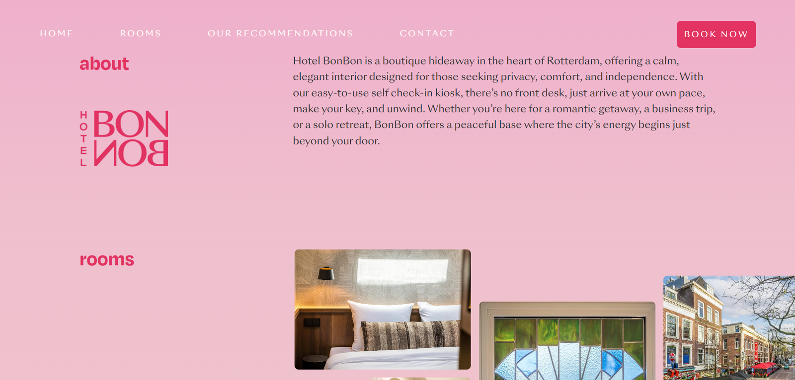 Hotel Bon Bon About
